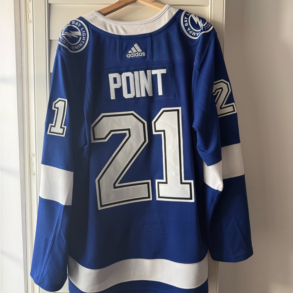 Men's adidas Tampa Bay Lightning Premium Custom Jersey - Picture 2 of 4